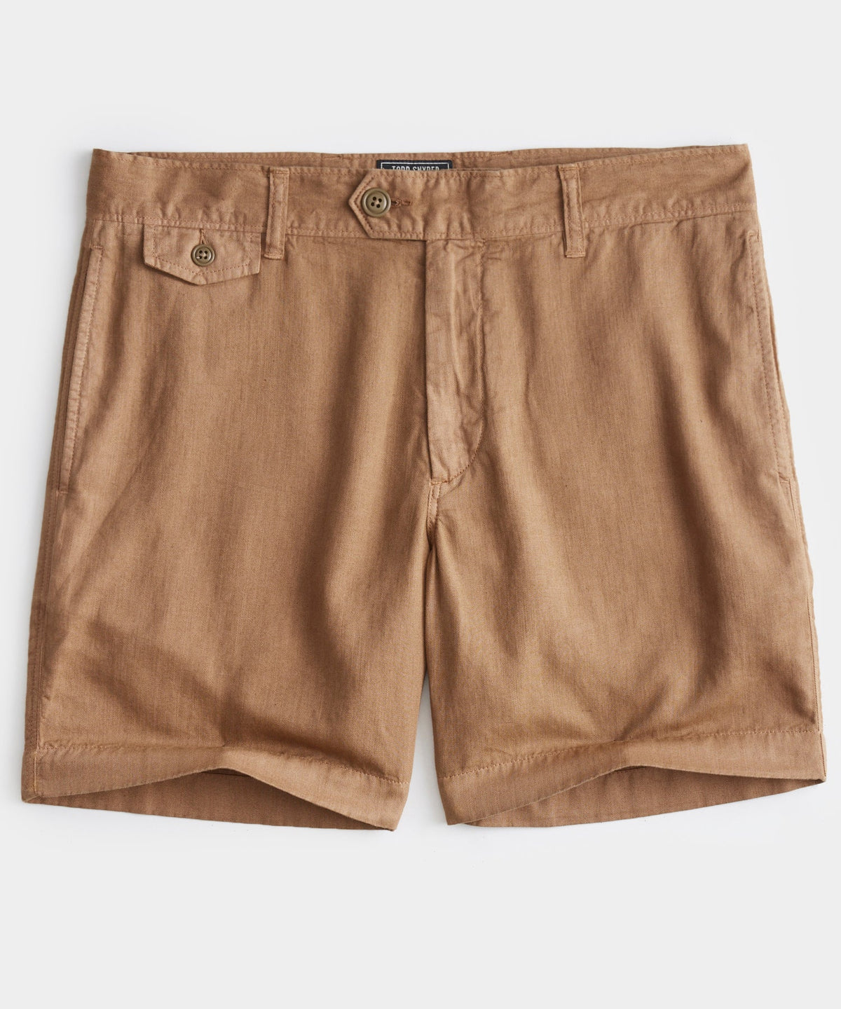 7" Cotton Linen Hudson Short