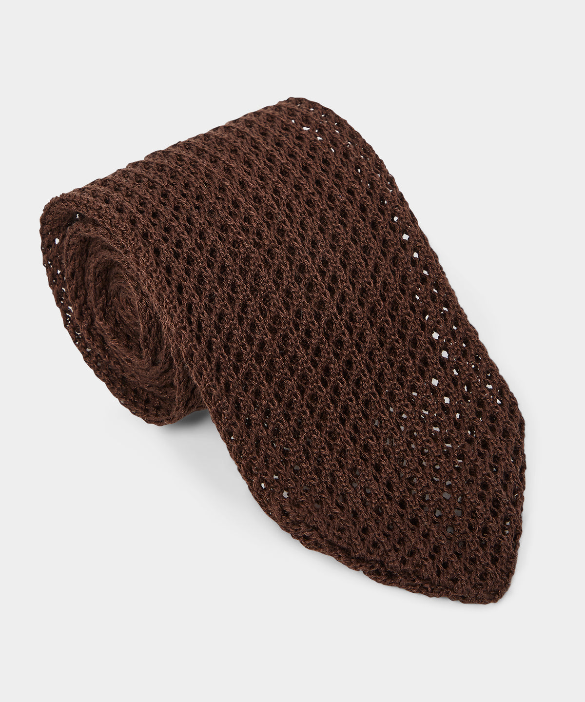 Italian Cotton Open Weave Knit Tie