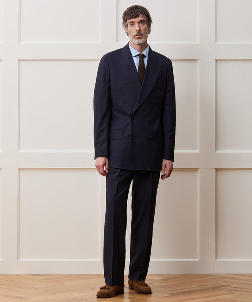 Italian Tropical Wool Wythe Jacket in Navy
