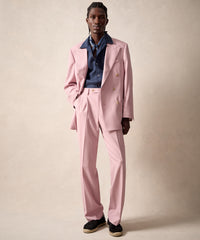 Italian Gabardine Wythe Trouser in Pink