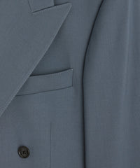 Italian Gabardine Wythe Jacket in Steel Blue
