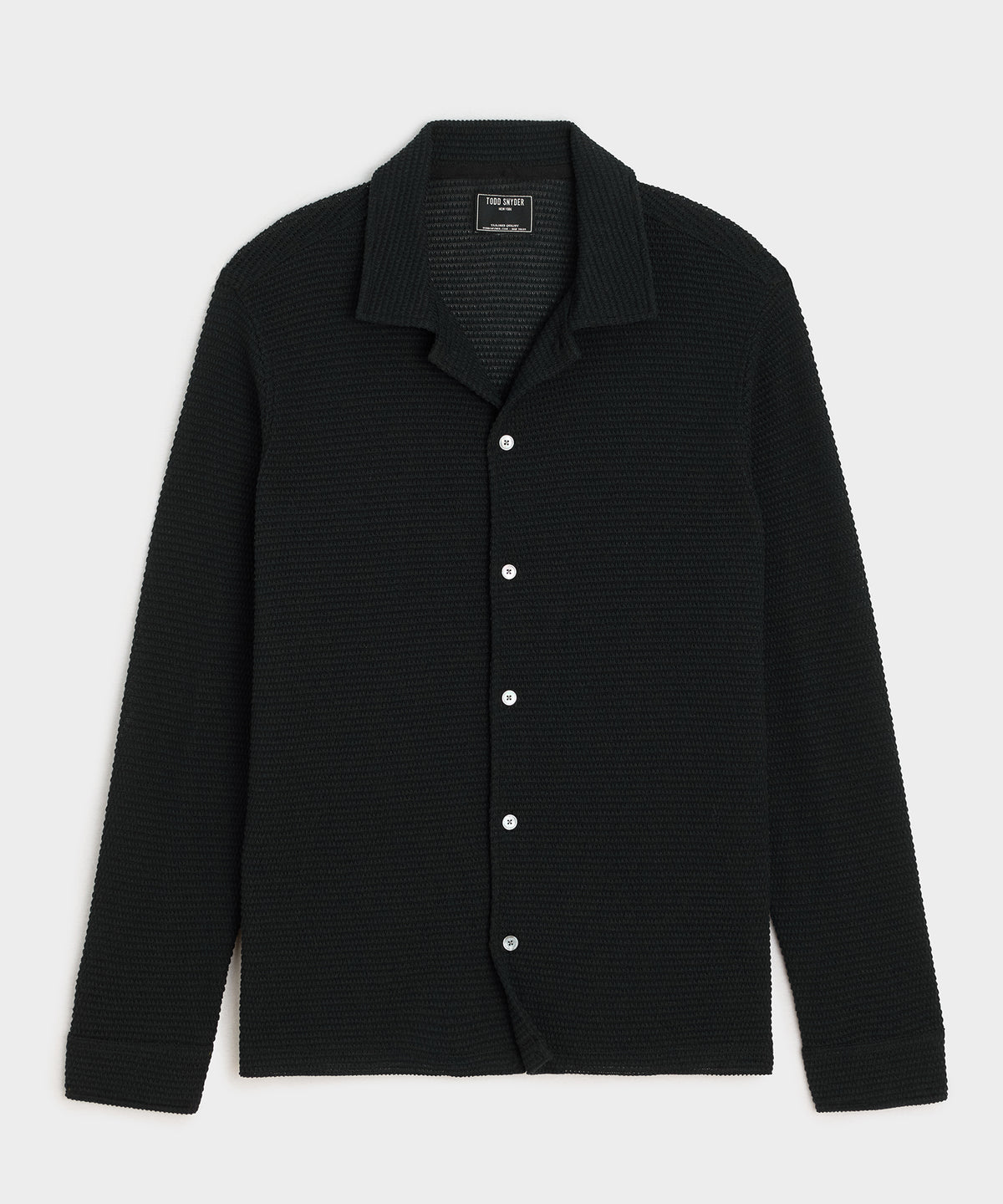 Textured Knit Polo Shirt