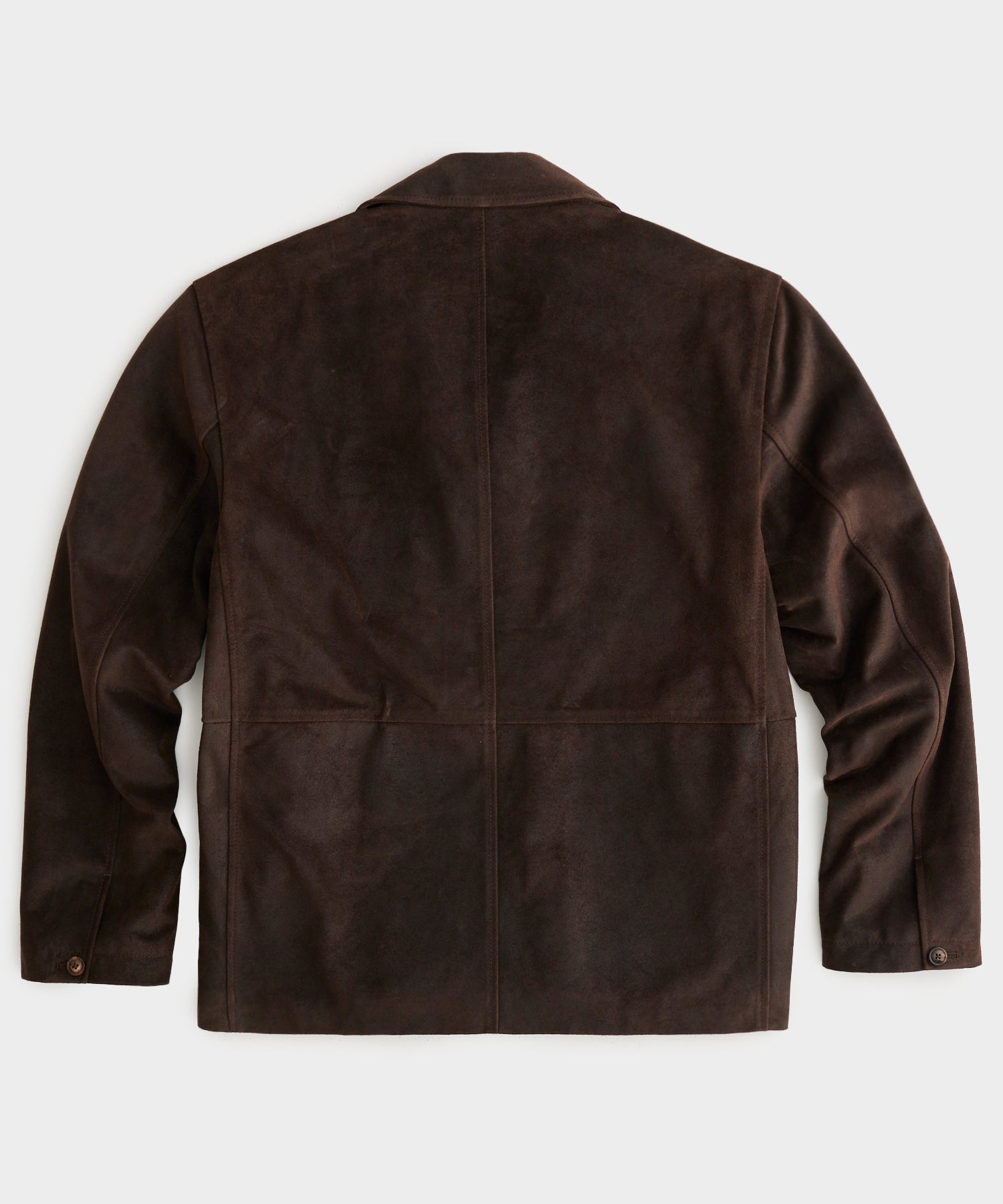 Italian Leather in Brown Jacket Dark Walking