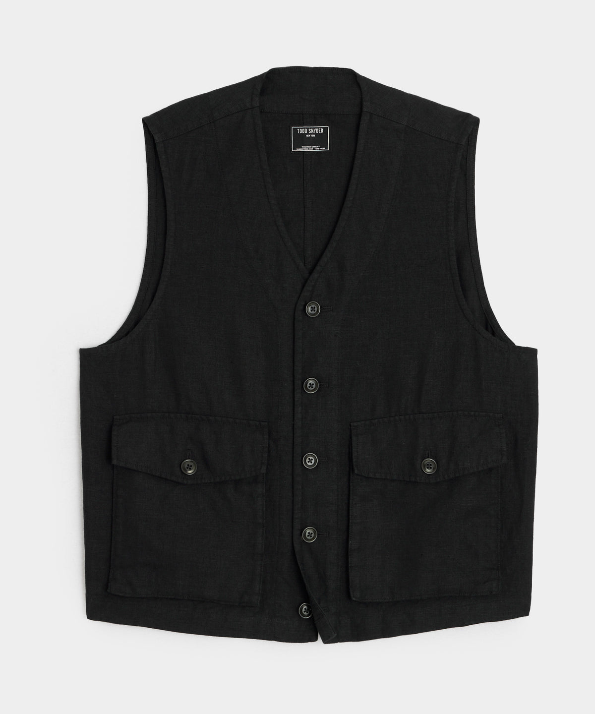 Linen Utility Vest