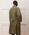 Italian Belted Balmacaan Trenchcoat
