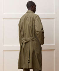 Italian Belted Balmacaan Trenchcoat