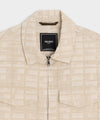 Textured Linen-Cotton Station Jacket
