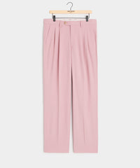 Italian Gabardine Wythe Trouser in Pink