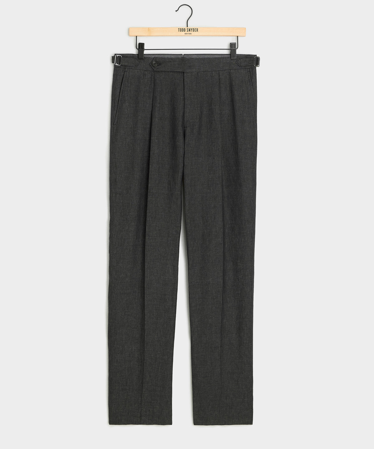 Italian Linen Side Tab Trouser