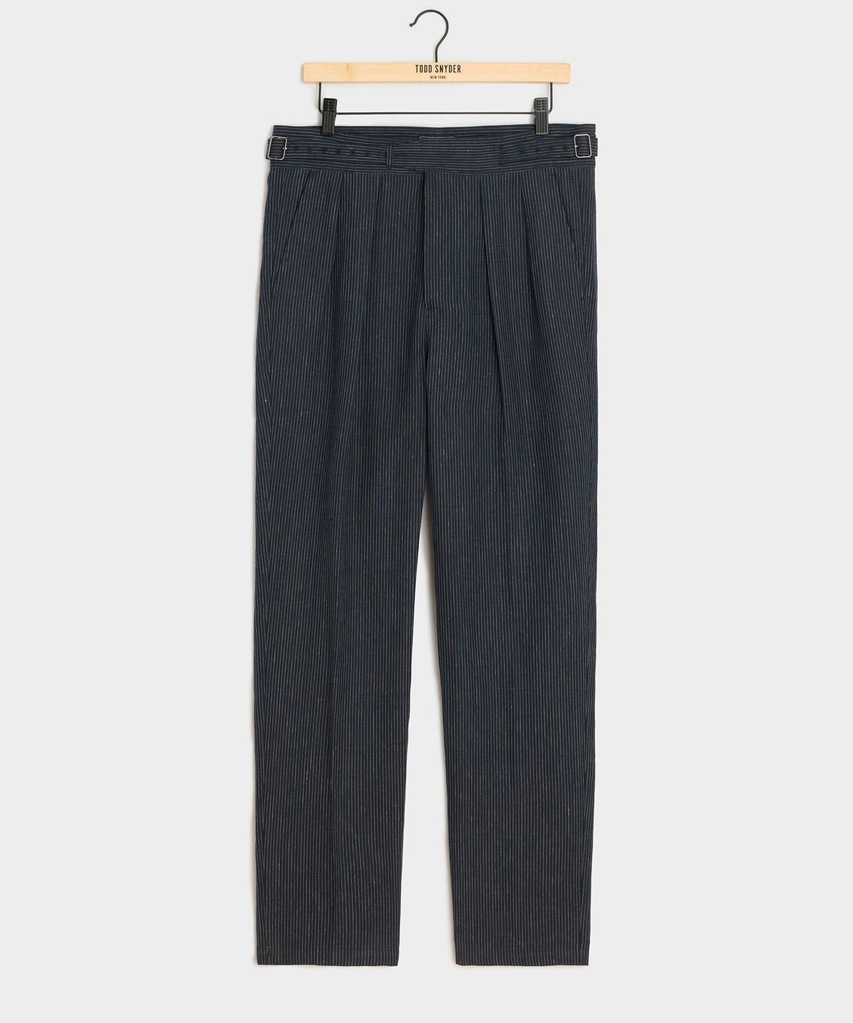 Irish Striped Linen Gurkha Trouser
