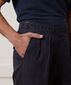 Irish Striped Linen Gurkha Trouser