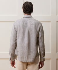 Sea Soft Irish Linen Point Collar Shirt