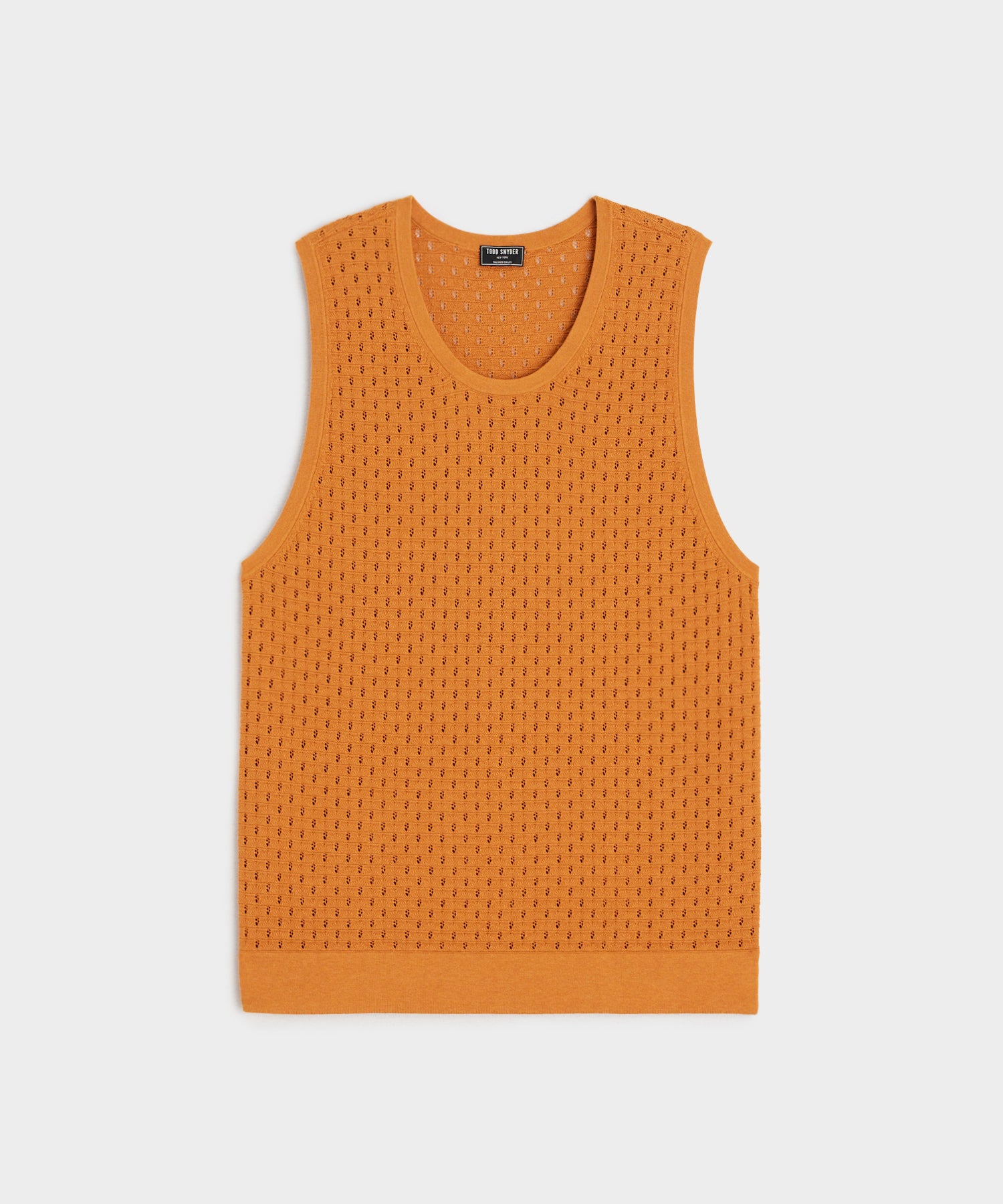 Float Stitch Muscle Tank in Apricot Rush