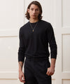 Silk-Cashmere Crewneck Sweater