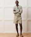 Cotton Ribbed Crewneck Sweater
