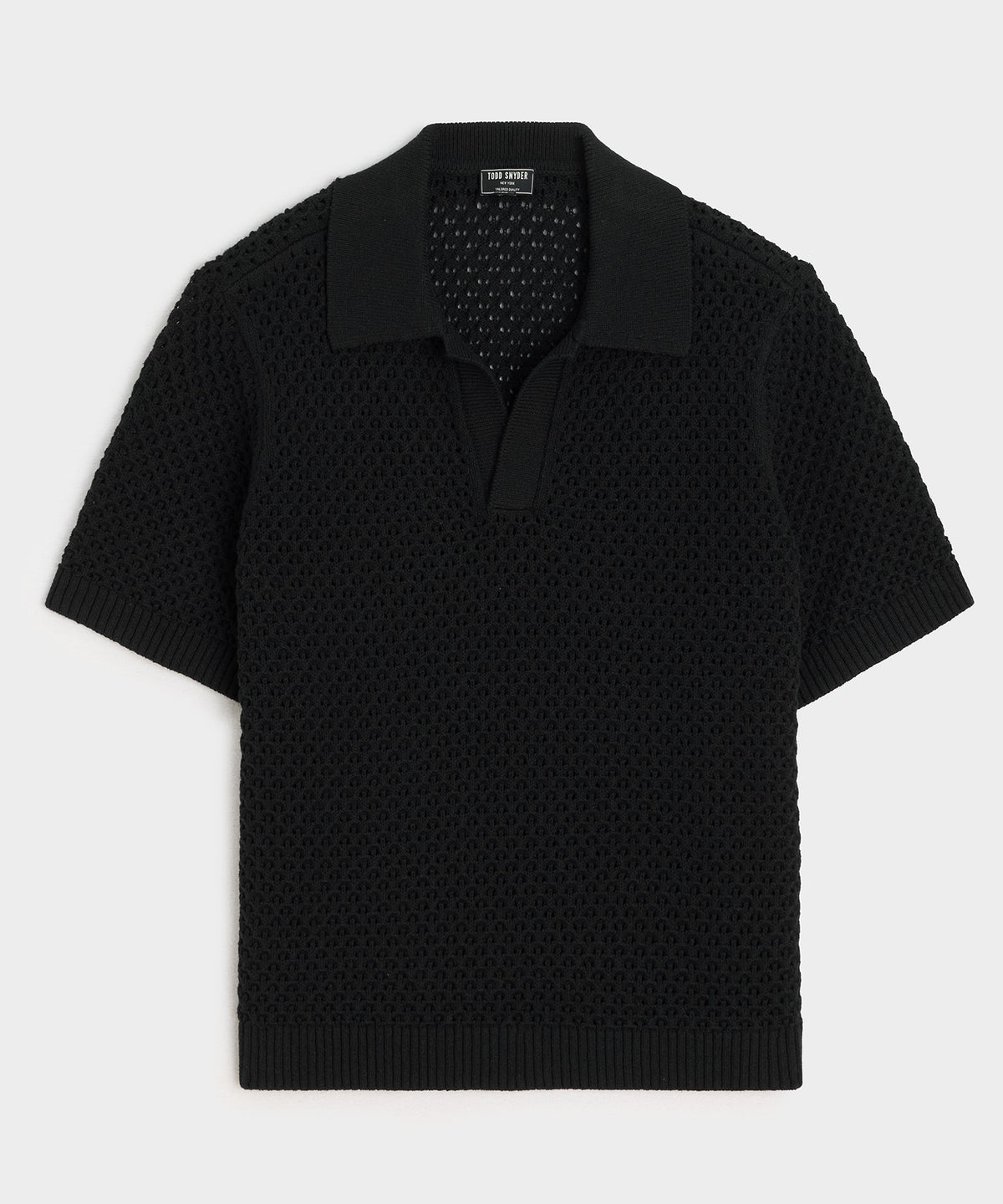 Relaxed Open-Knit Montauk Sweater Polo