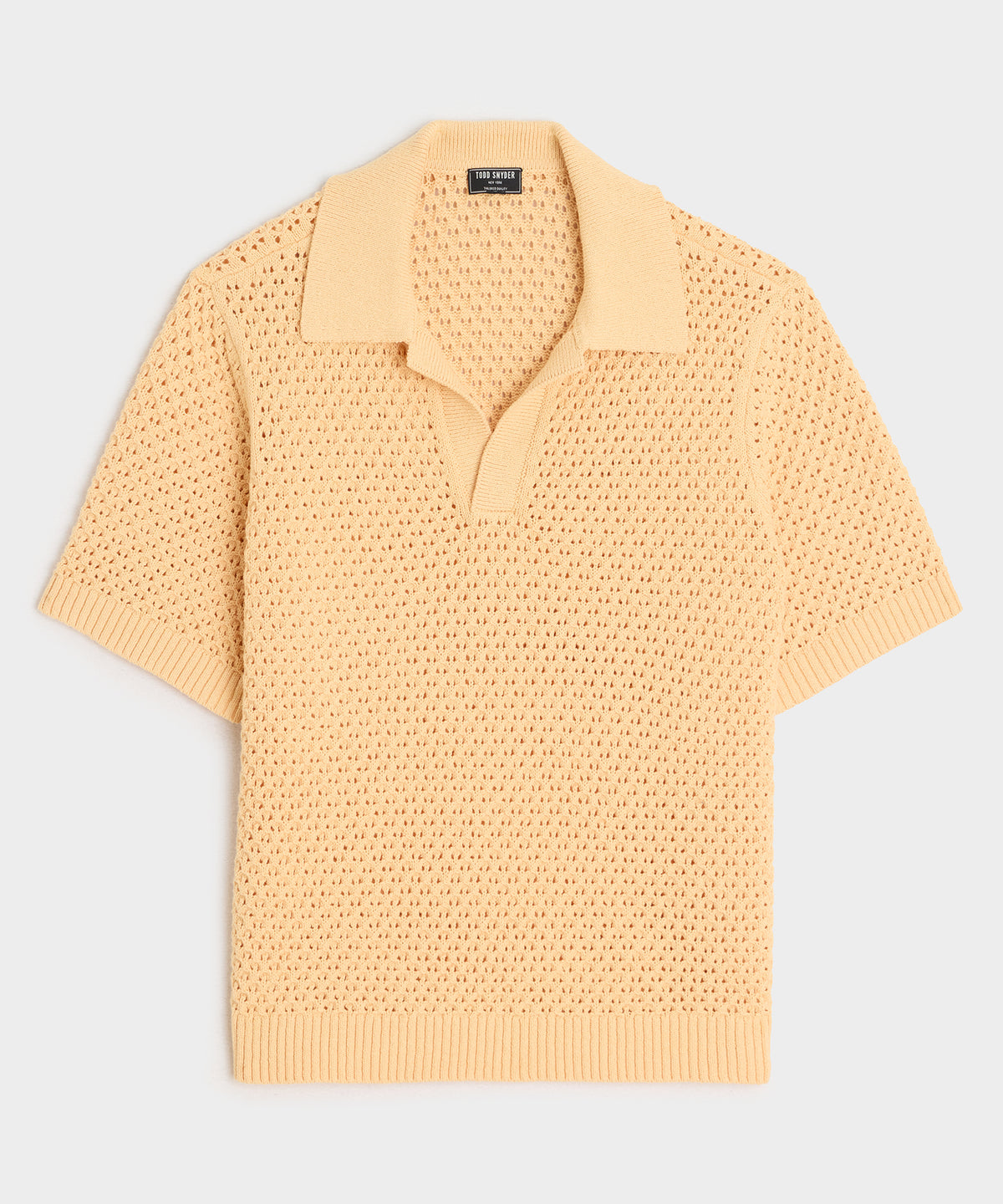 Relaxed Open-Knit Montauk Sweater Polo