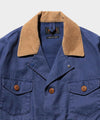 BEAMS Plus Fish-hunting Jacket Heavy Oxford in Blue