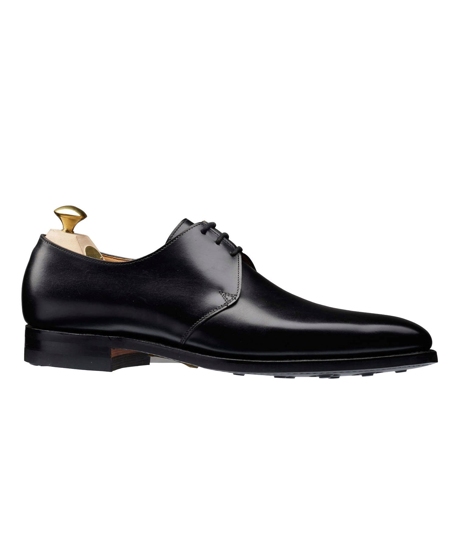 Crockett & Jones Highbury Plain-toe Shoe in Black Calf