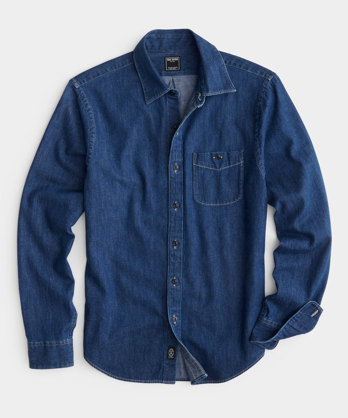Denim Point Collar Shirt