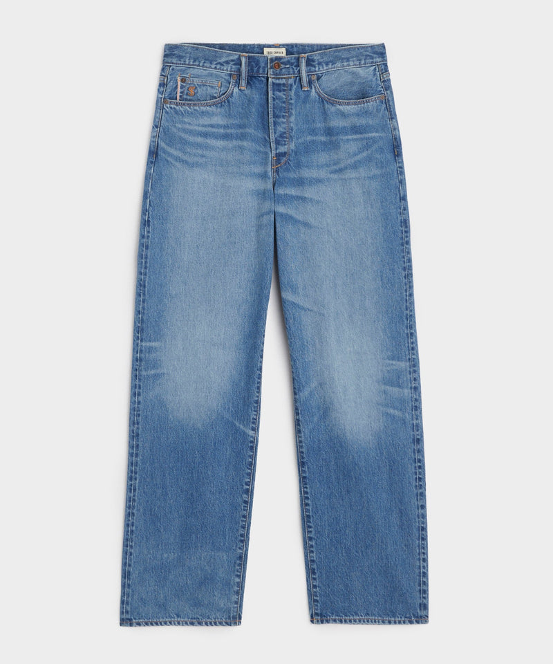 Relaxed Selvedge Jean in Ames Wash