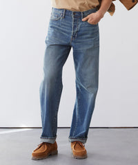 Relaxed Selvedge Jean in Worn Wash