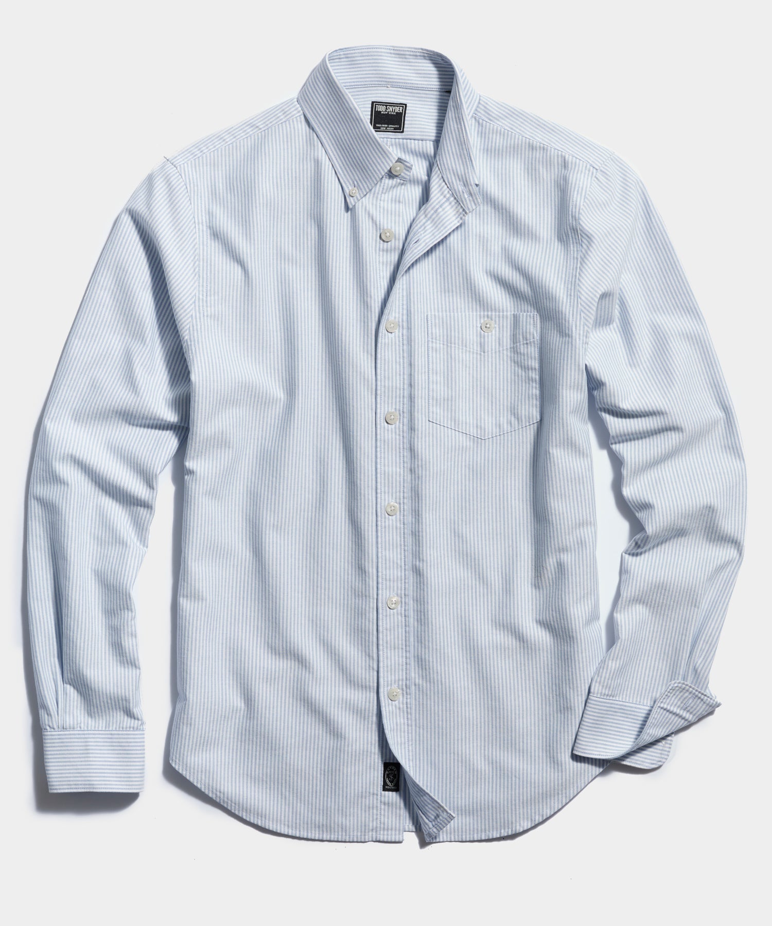 Slim Fit Favorite Oxford Shirt in Blue Stripe