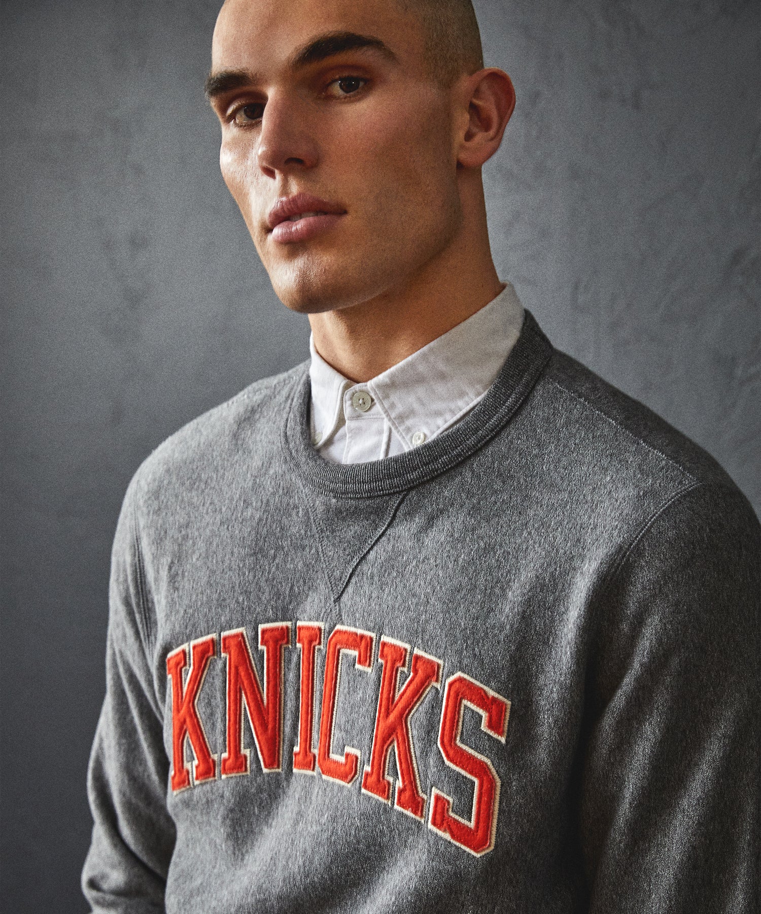 New York Knicks Vintage NBA Crewneck Sweatshirt Sport Grey / M