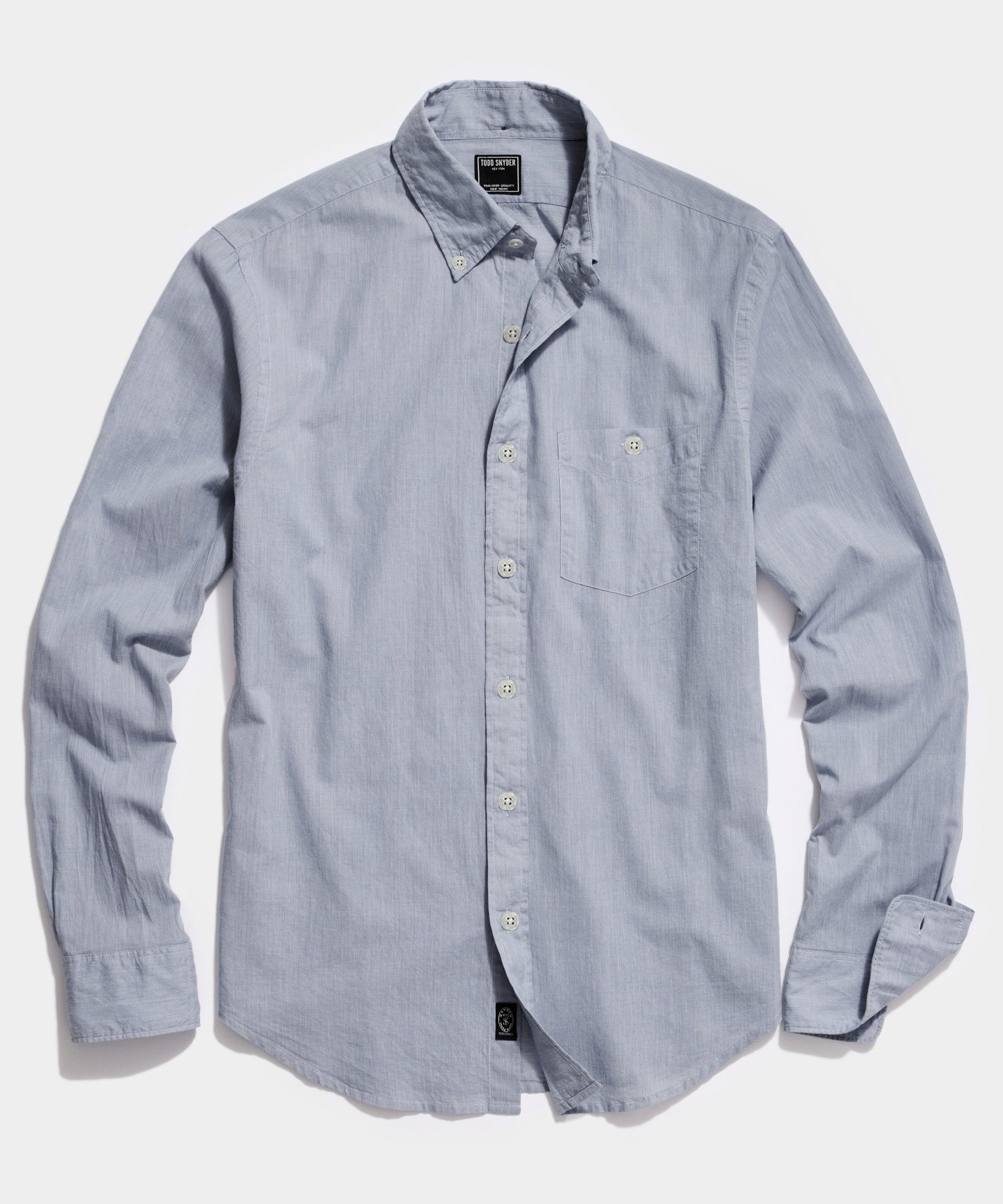 Classic Fit Summerweight Favorite Shirt in Chambray Blue